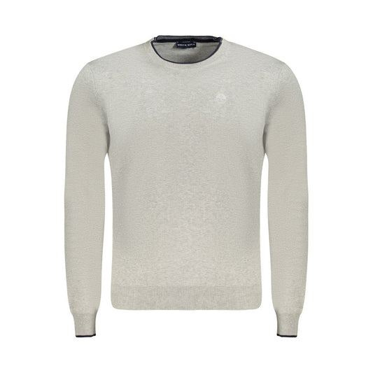 North Sails Brown Cotton Men Sweater