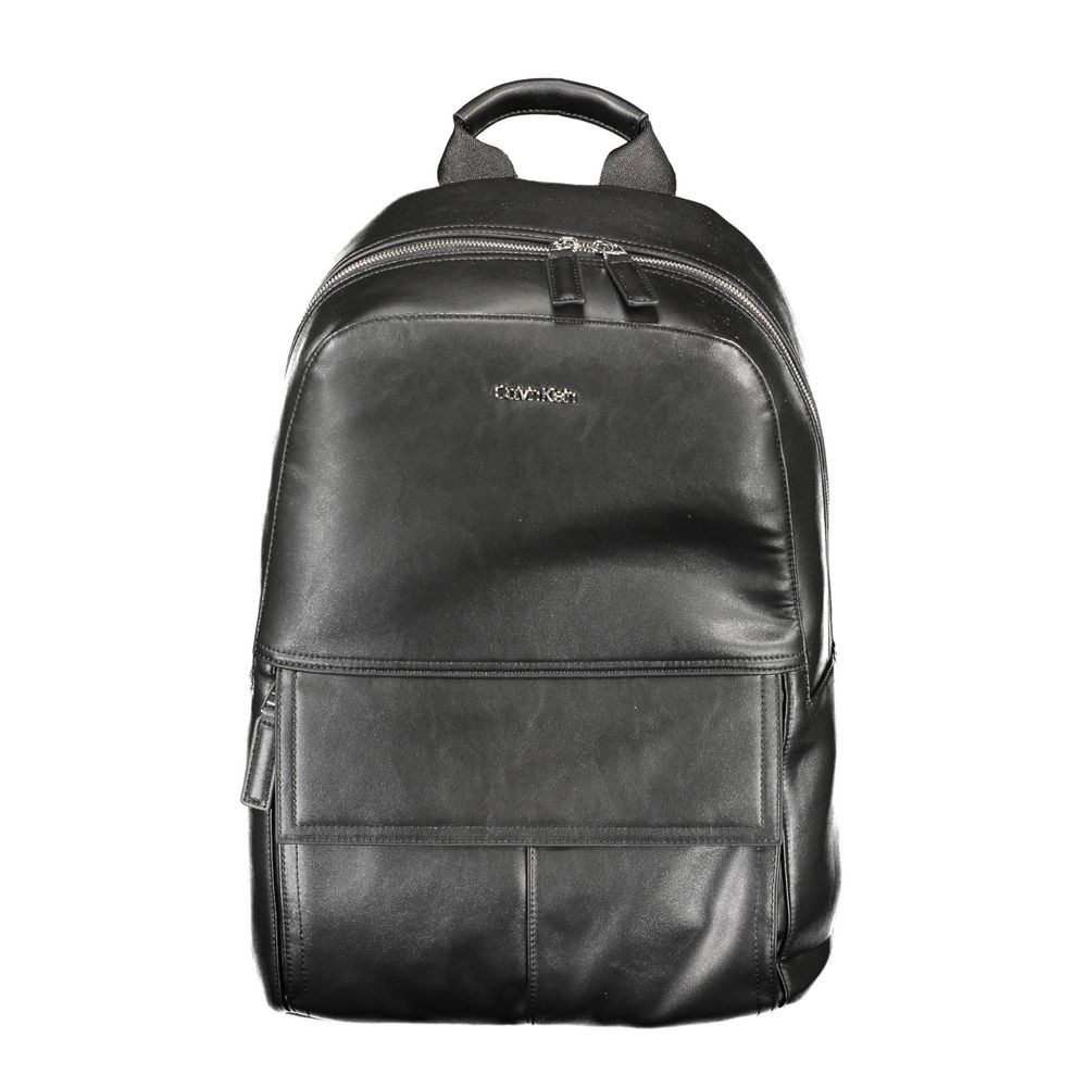 Front view with bag zipped and handles upright.