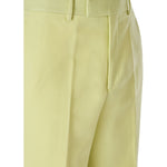 Gucci Lime Yellow Polyester Pants 747163ZAOST7555_46