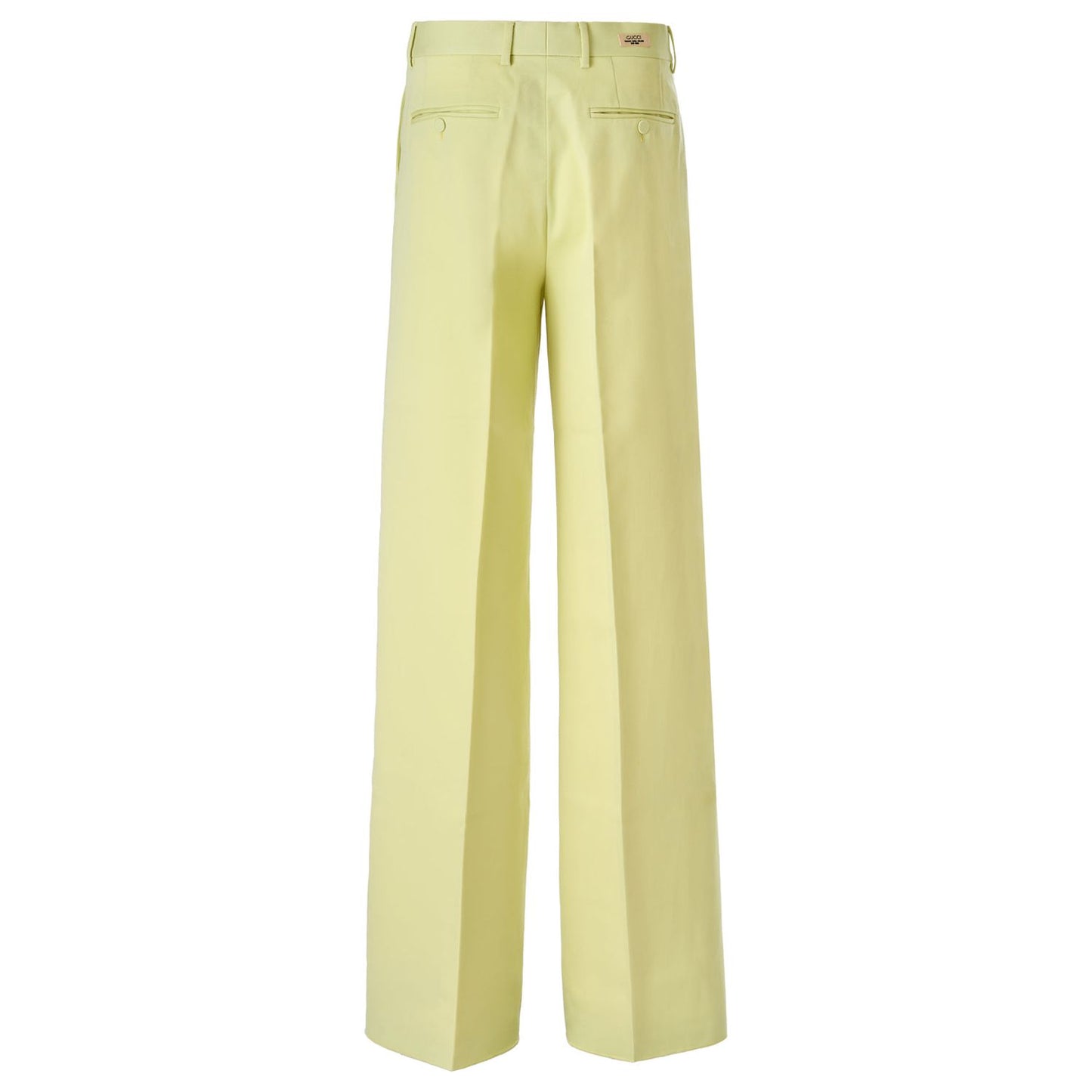 Gucci Lime Yellow Polyester Pants 747163ZAOST7555_46