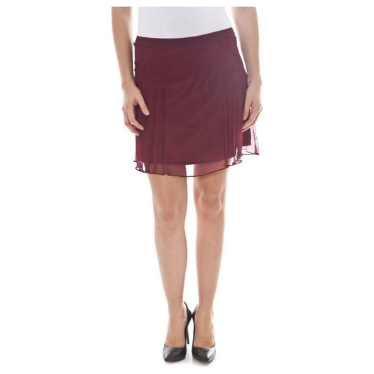 John Galliano Red Silk Women Skirt JO-1139-44