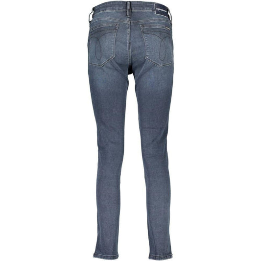 Calvin Klein Blue Cotton Women's Skinny Jean