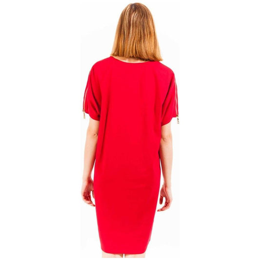 Love Moschino "Red Viscose Women Dress" LO-3471-44