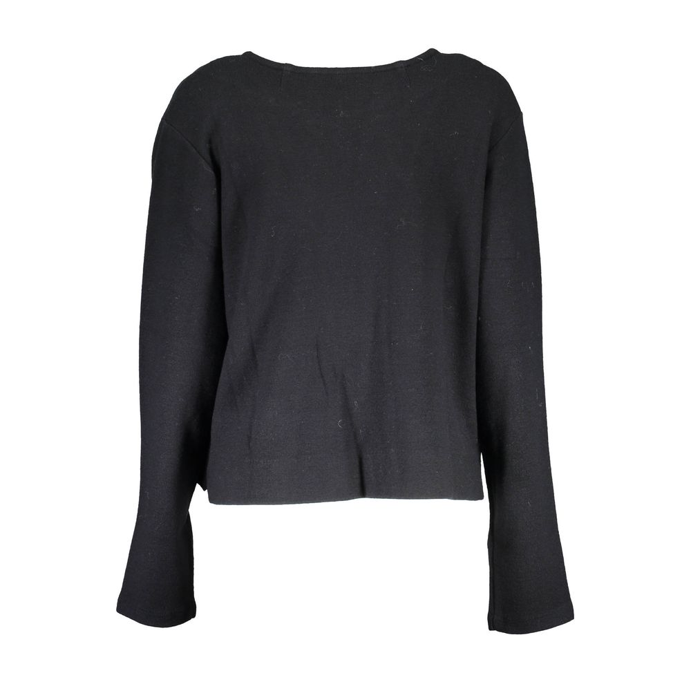 Gant Black Cotton Sweater