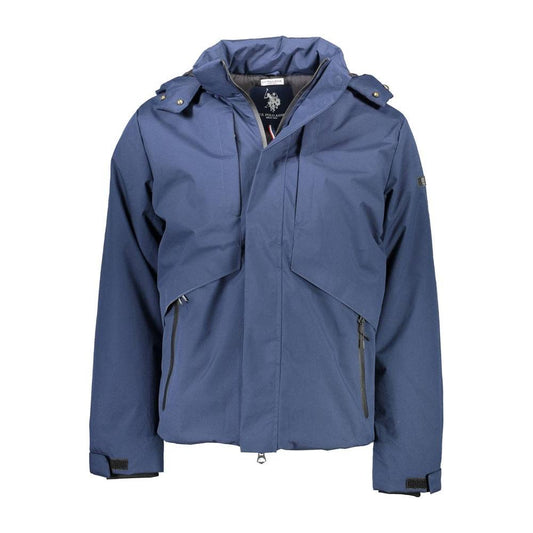 U.S. POLO ASSN. Blue Polyester Men Jacket