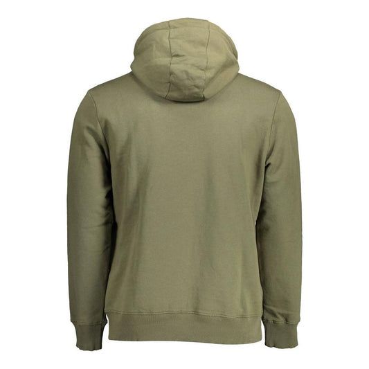 Napapijri Green Cotton Men Sweater