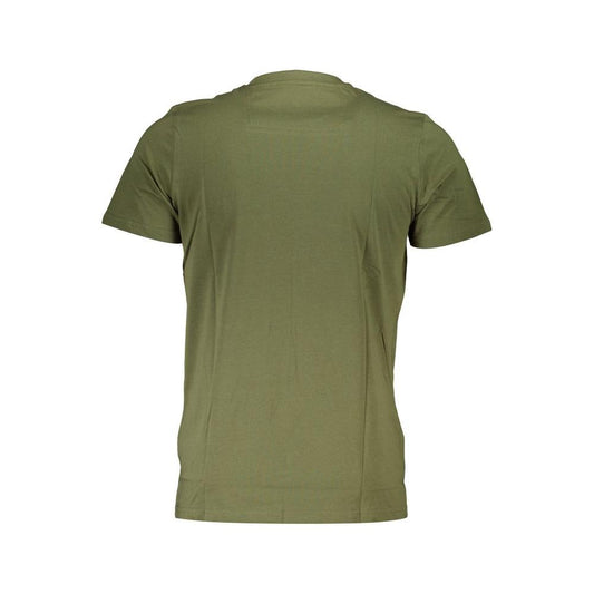 Cavalli Class Green Cotton T-Shirt