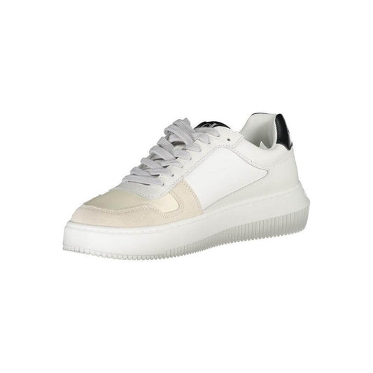 Calvin Klein White Polyester Sneaker CA-22793-EU36/US6