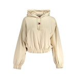 Tommy Hilfiger Beige Cotton Women Sweater Hoodie