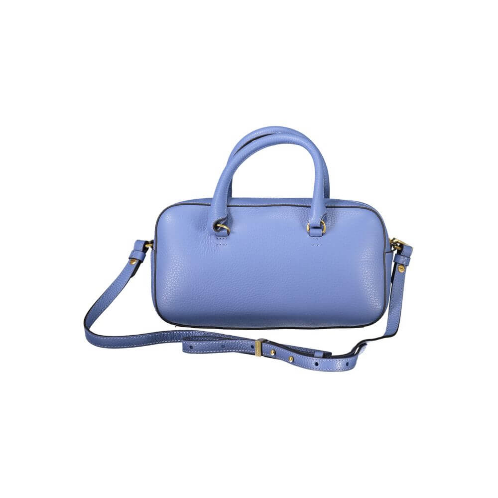 Front view with bag zipped and handles upright.