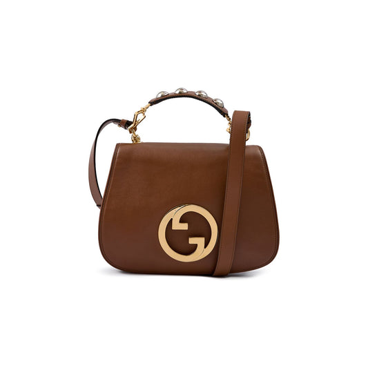 Gucci Roxy Brown Calfskin Shoulder Flap Bag (Copy)