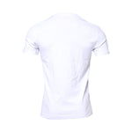 Dolce & Gabbana White Cotton Logo Patch Crew Neck T-shirt