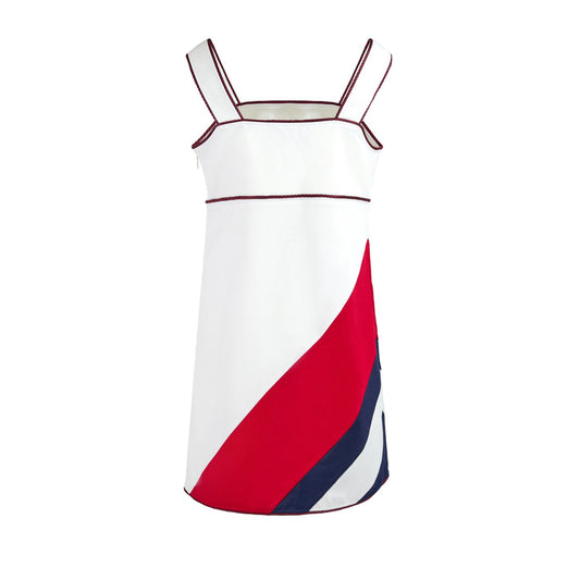 Gucci White polyester and Cotton short dress
