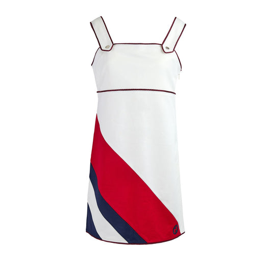 Gucci White polyester and Cotton short dress