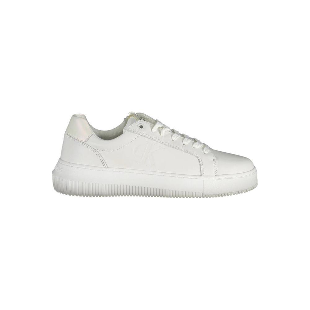Calvin Klein White Leather Women Sneaker CA-37150-EU36/US6