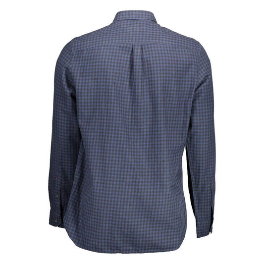 U.S. POLO ASSN. Blue Cotton Men Shirt US-37574-XL