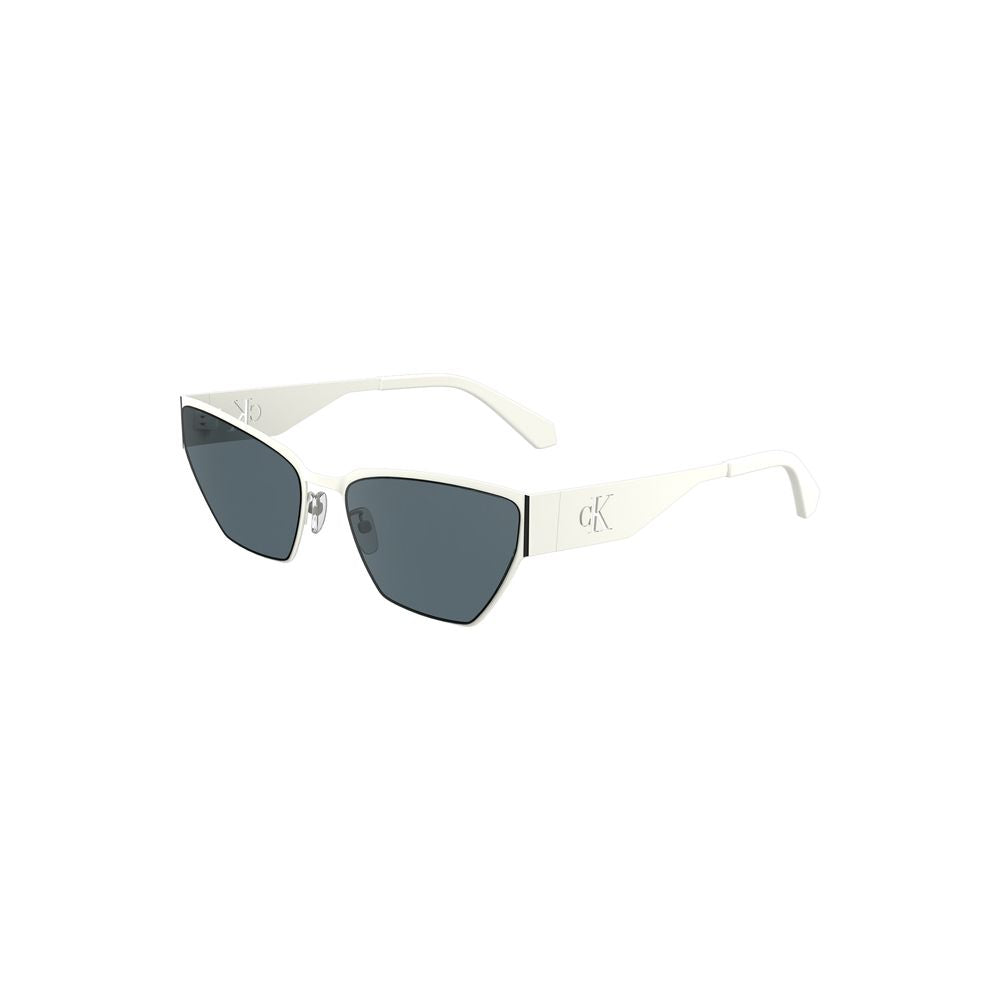 Calvin Klein White Metal Sunglass