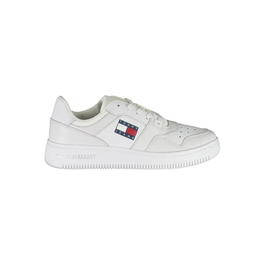 Tommy Hilfiger White Recycled Polyester Women Sneaker