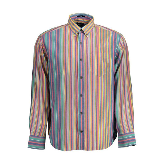 Gant Blue Cotton Men Shirt