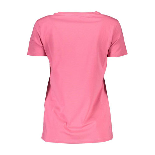 Scervino Street Pink Cotton Women T-Shirt