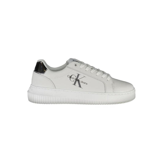 Calvin Klein White Leather Women Sneaker