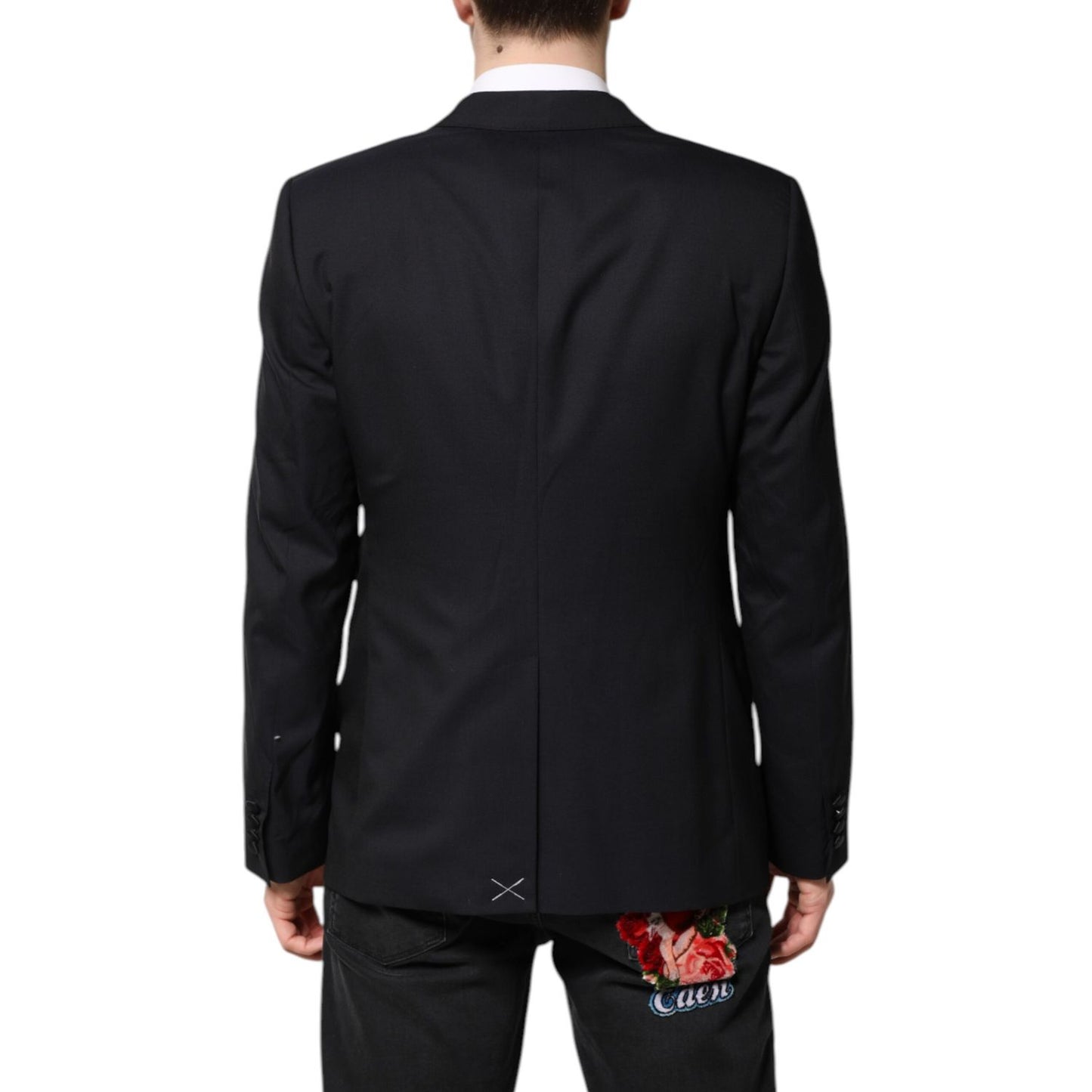 Dolce & Gabbana Dark Blue MARTINI Wool Suit 2 Piece Jacket