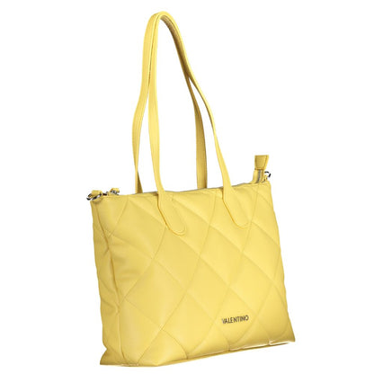 Mario Valentino Yellow Polyethylene Handbag