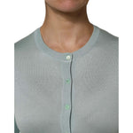 Dolce & Gabbana Light Green Silk Button Down Cardigan Sweater TSH87604-42