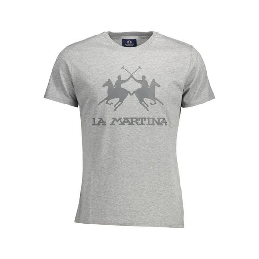 La Martina Brown Cotton Men T-Shirt