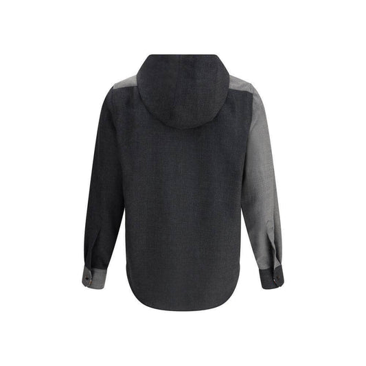 Thom Browne Hooded Shirt Jacket TH-MWL419F00473982-1