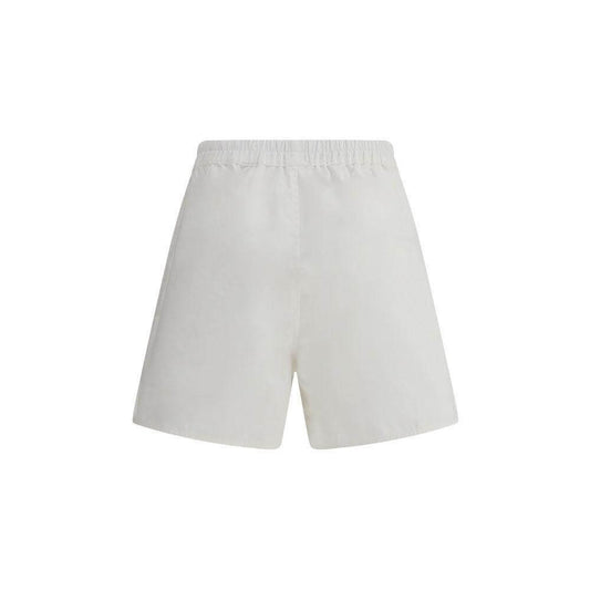 Marine Serre Linen Shorts MA-USH002AUWOV0007WH10-S