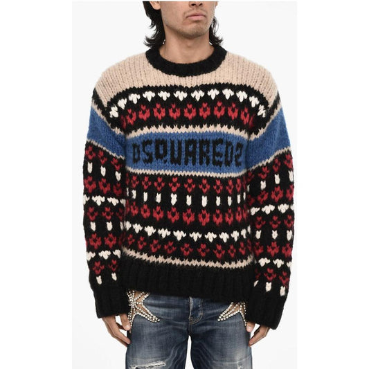 Dsquared² Multicolor Knitted Sweater