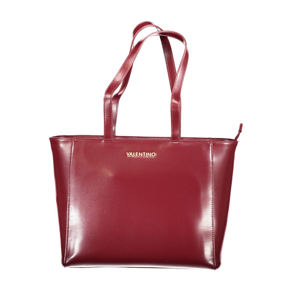 Front view with bag zipped and handles upright.