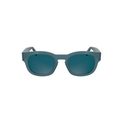 Calvin Klein Blue Acetate Women Sunglass