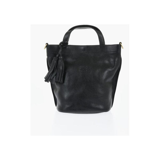 Il Bisonte Textured Leather Bucket Bag