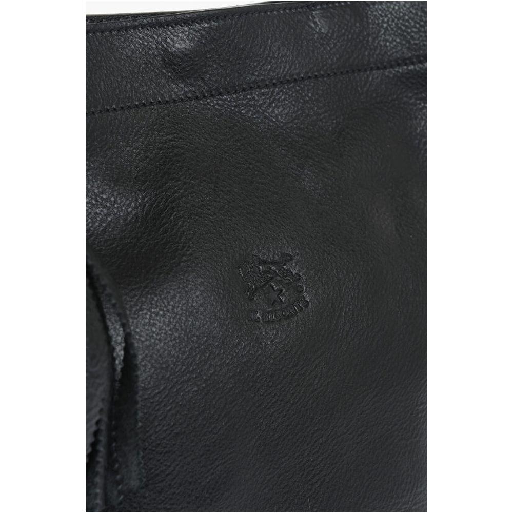 Front view with bag zipped and handles upright.