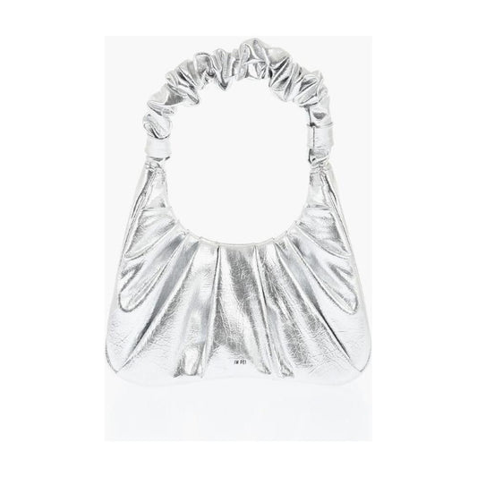 Jw Pei Ruched Metallic Faux Leather GABBI Hobo Bag