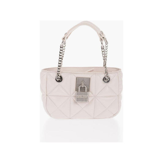 John Richmond Beige Polyethylene Shoulder Bag