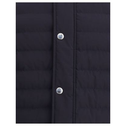 Brunello Cucinelli Blue Polyester Coat