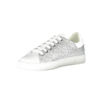 Emporio Armani Silver Leather Women Sneaker EM-872-EU35/US5