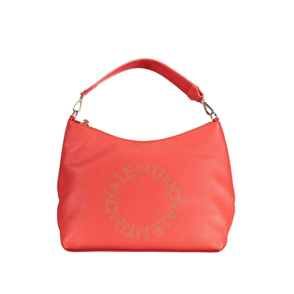Front view with bag zipped and handles upright.