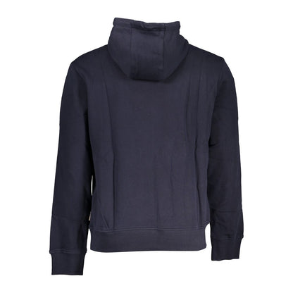Napapijri Blue Cotton Men Sweatshirt