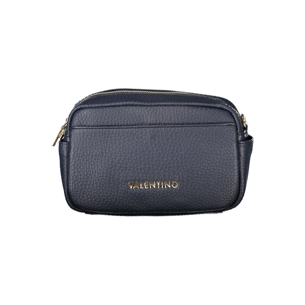 Front view with bag zipped and handles upright.