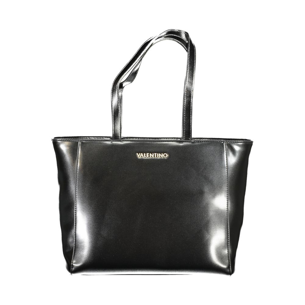 Front view with bag zipped and handles upright.
