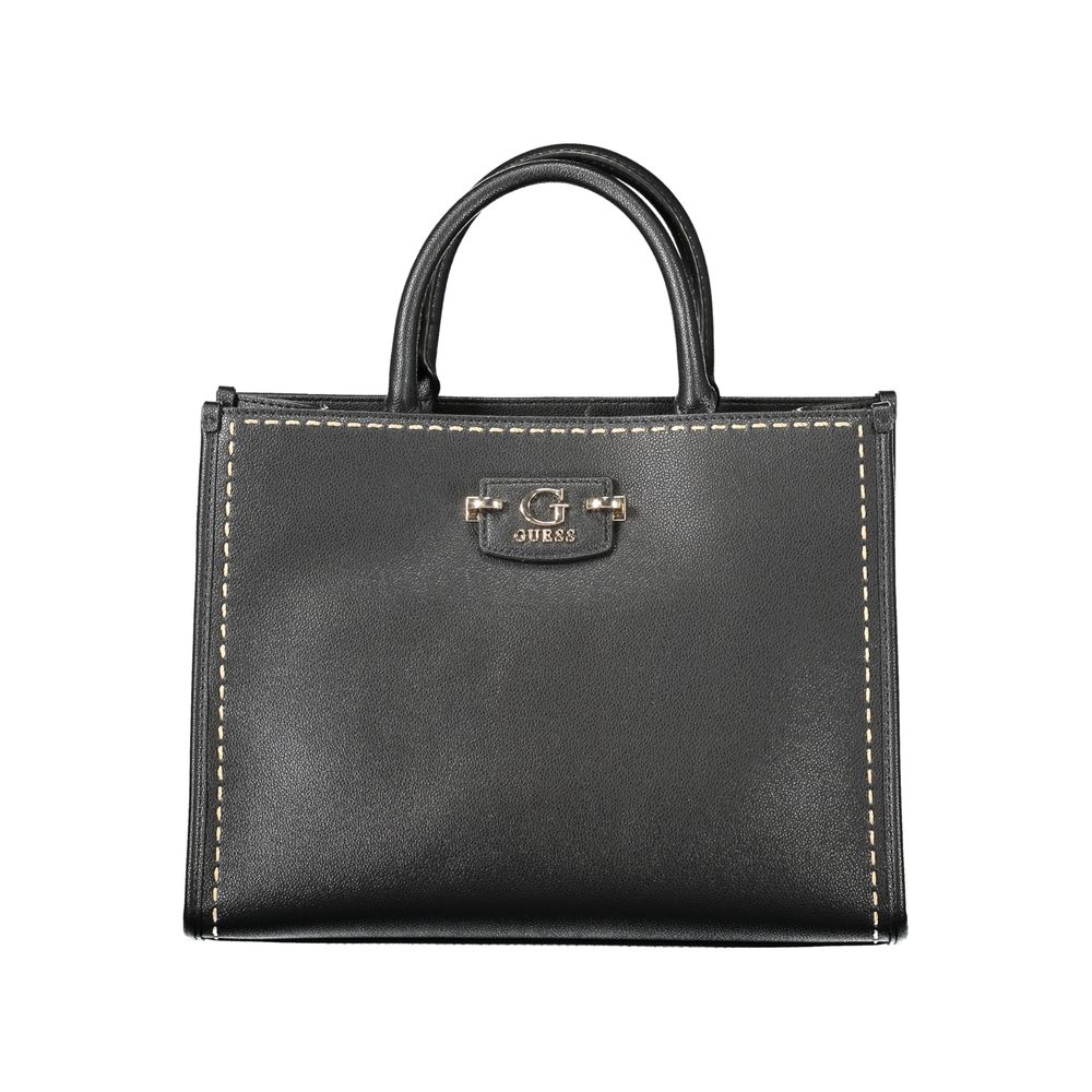 Front view with bag zipped and handles upright.