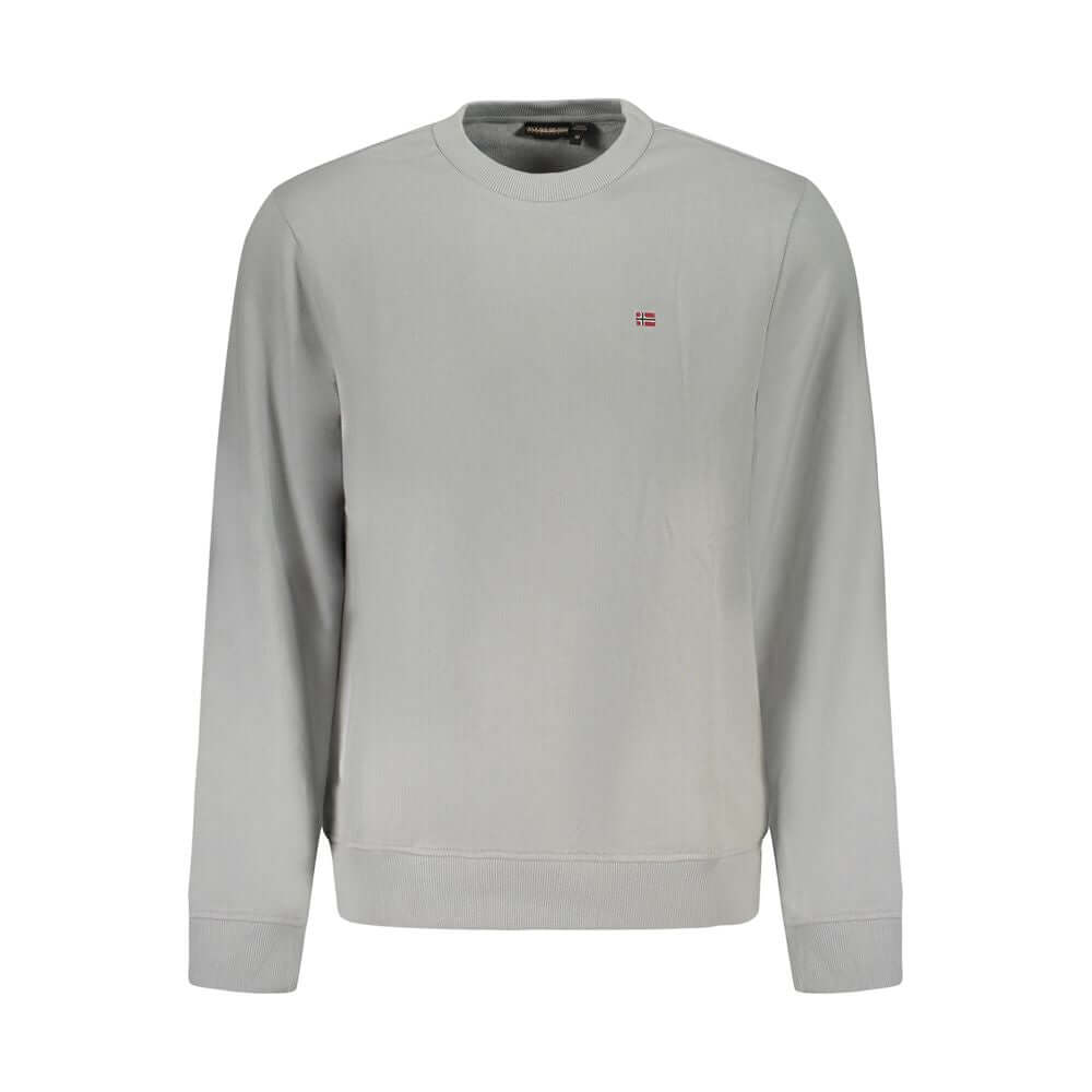 Napapijri Gray Cotton Men Sweater