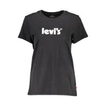Levi's Black Cotton Tops & T-Shirt LE-37197-XS