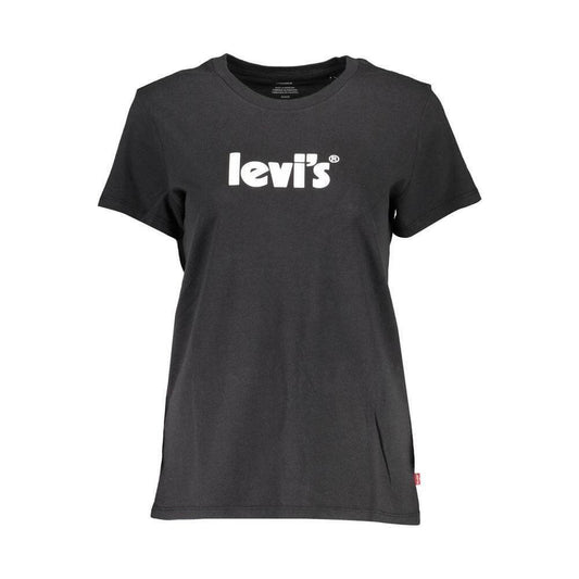 Levi's Black Cotton Tops & T-Shirt LE-37197-XS
