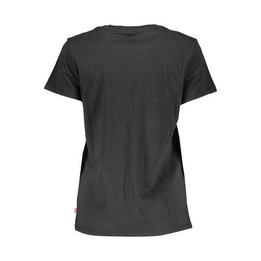 Levi's Black Cotton Tops & T-Shirt LE-37197-XS