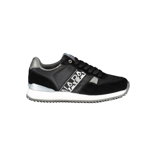 Napapijri Black Polyester Women Sneaker NA-37515-EU39/US9